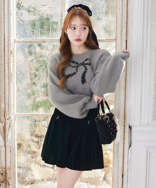 one after another NICE CLAUP ニット セーター アソートシャギー