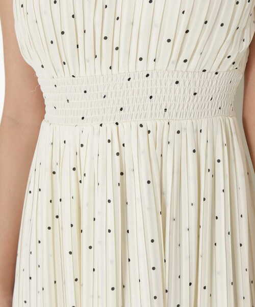 「NATURAL BEAUTY BASIC」 ノースリーブワンピース MEDIUM ベージュ系その他 レディース_画像4