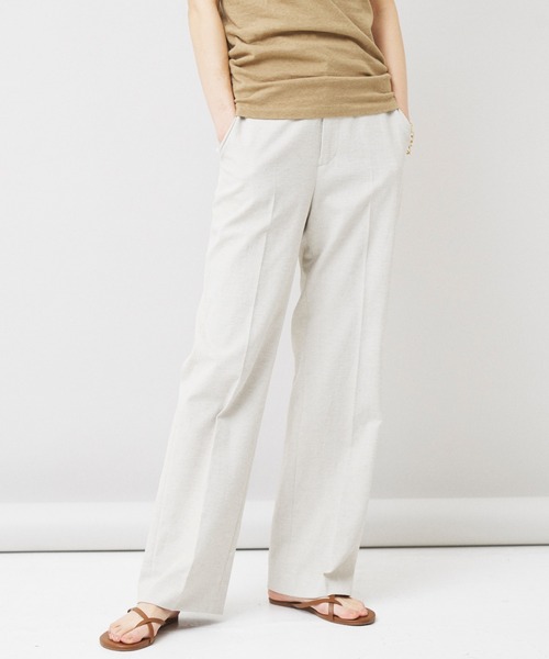 Curensology（カレンソロジー） スラックス 38 ベージュ レディース