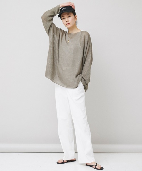 Curensology（カレンソロジー） スラックス 38 ベージュ レディース