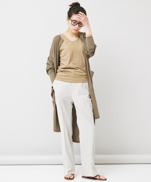 curensology チノパンツ　スラックス　サイズ38 Curensology（カレンソロジー） スラックス 38 ベージュ レディース