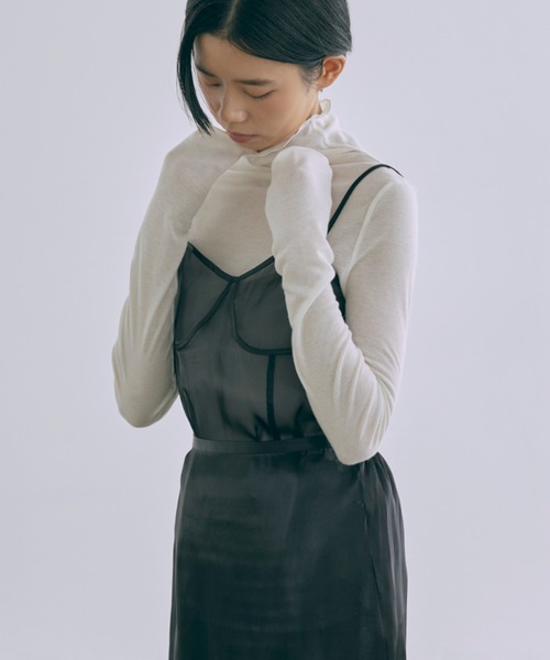 ドレス Sheer Layered Bustier Dress_12