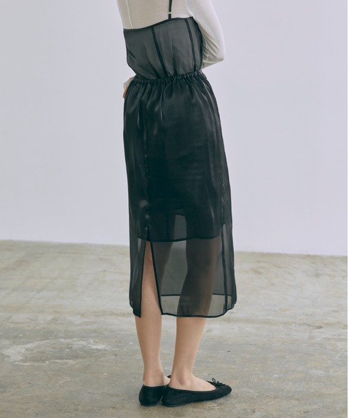 ドレス Sheer Layered Bustier Dress_18
