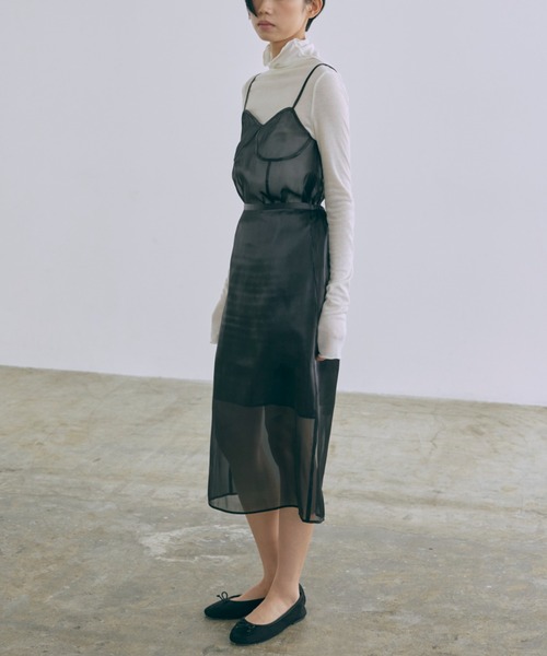 ドレス Sheer Layered Bustier Dress_15
