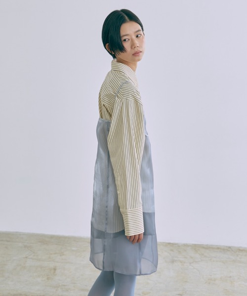 ドレス Sheer Layered Bustier Dress_20