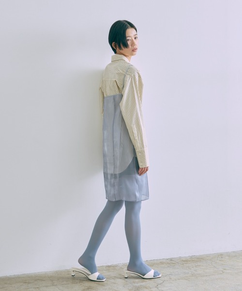 EN NEUME ドレス Sheer Layered Bustier Dress : ZOZOTOWN Yahoo!店