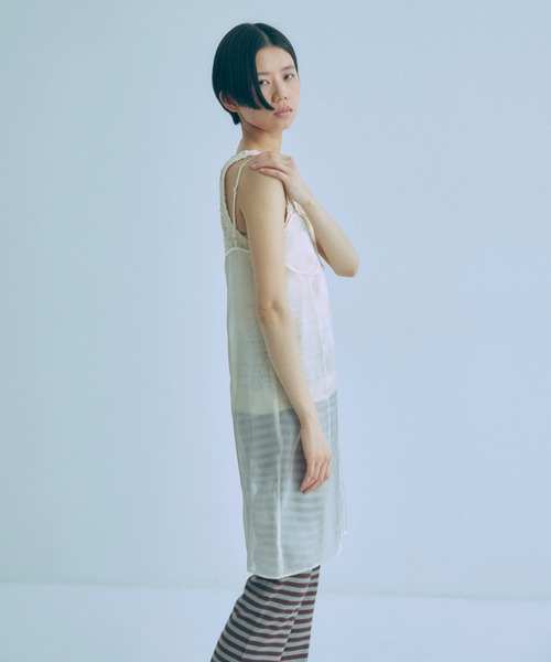 ドレス Sheer Layered Bustier Dress_5