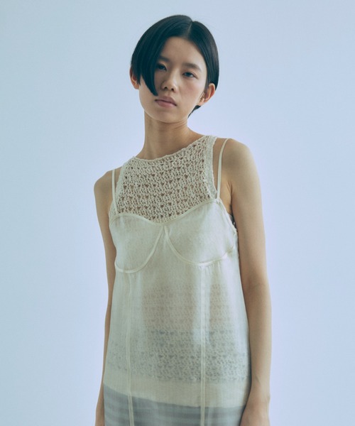 ドレス Sheer Layered Bustier Dress_6