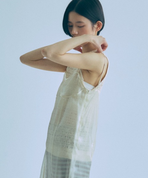 ドレス Sheer Layered Bustier Dress_7