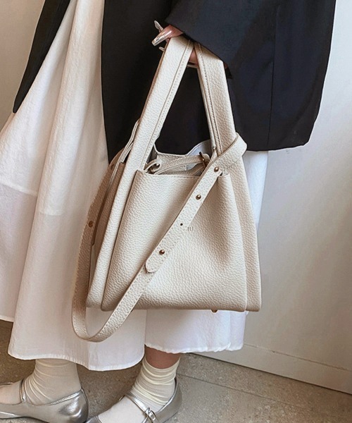 「Miniministore」 「hocumo」2WAYバッグ FREE ベージュ レディース_画像3