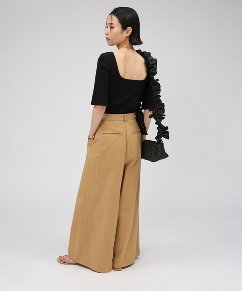 「BABYLONE」 パンツ 36inch ブラック レディース_画像9