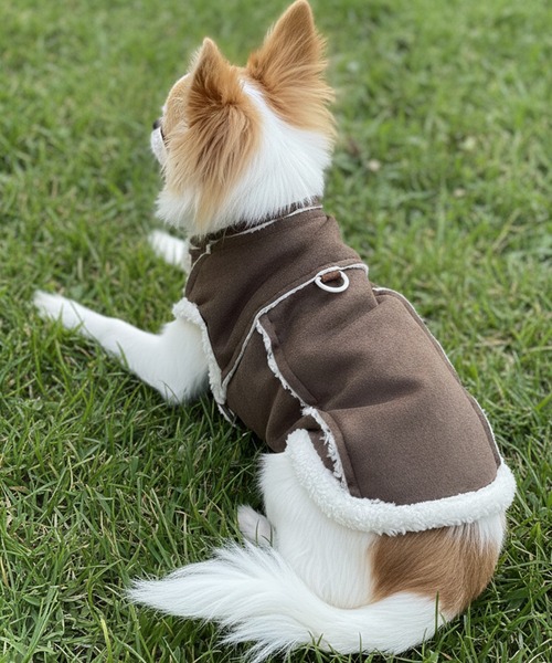 犬服・アクセサリー ayalamby 犬 服 「yield select」ペット服 ペットウェア リードフック付きボア