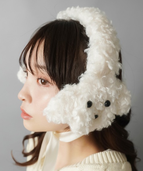 SPINNS（スピンズ） 耳当て イヤーマフ 「2WAY」ニットイヤーマフ