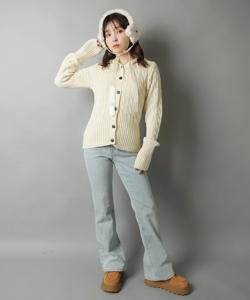 SPINNS（スピンズ） 耳当て イヤーマフ 「2WAY」ニットイヤーマフ