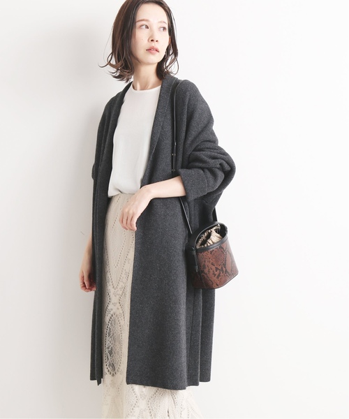 IENA（イエナ） ニットカーディガン - ベージュ レディース : ZOZOTOWN