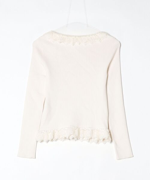 「Harrods」 長袖ニット - ホワイト レディース_画像2