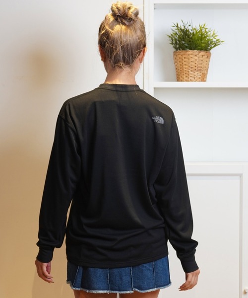 「THE NORTH FACE」 長袖カットソー S ブラック レディース_画像9
