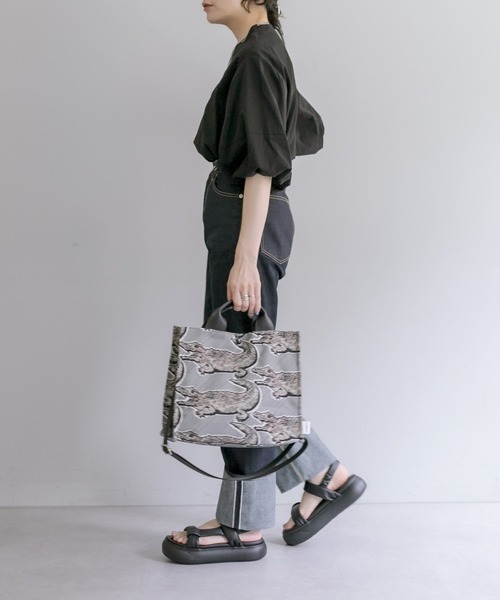 「ear PAPILLONNER」 2WAYバッグ FREE グレー レディース_画像3