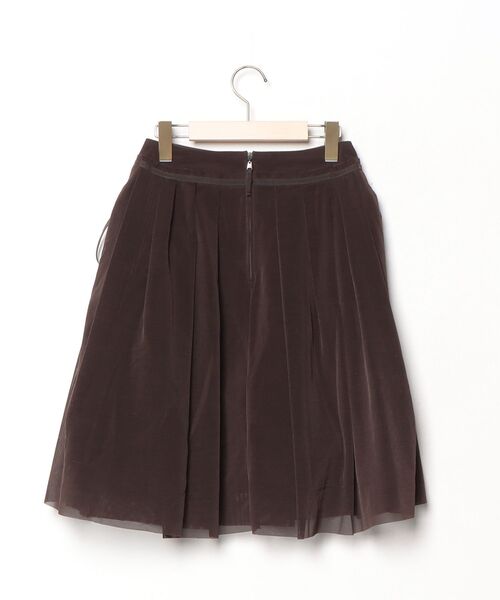 FOXEY New York フォクシーニューヨーク イリプス フレア スカート FOXEY NEW YORK 「FOXEY YORK」 フレアスカート 40 ブラウン