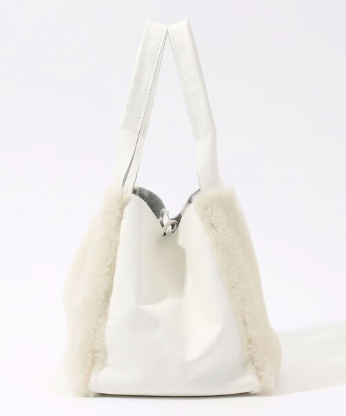 「OWEN BARRY」 ハンドバッグ FREE ホワイト レディース_画像4