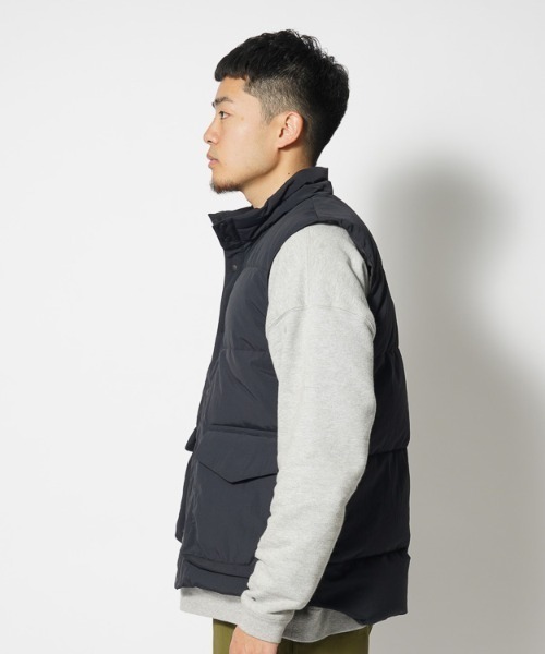 snow peak（スノーピーク） ダウンベスト S ブラック メンズ