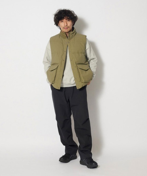 snow peak（スノーピーク） ダウンベスト S ブラック メンズ