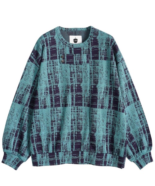 SHAREEF W-FACE MIDDLE COAT ターコイズブルー SHAREEF W-FACE MIDDLE COAT ターコイズブルー SHAREEF W-FACE MIDDLE