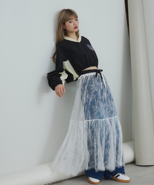 「VIOLETTA」 デニムパンツ S インディゴブルー レディース_画像8