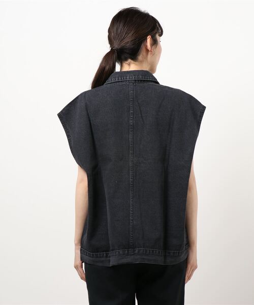 「aimoha」 ベスト FREE ブルー レディース_画像7