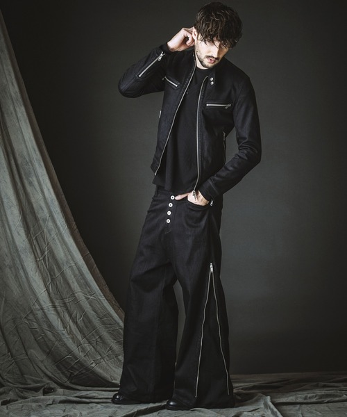 No.id ライダースジャケット NO ID.（ノーアイディー） 革ジャン ライダース 「NO ID.」Melton Twin