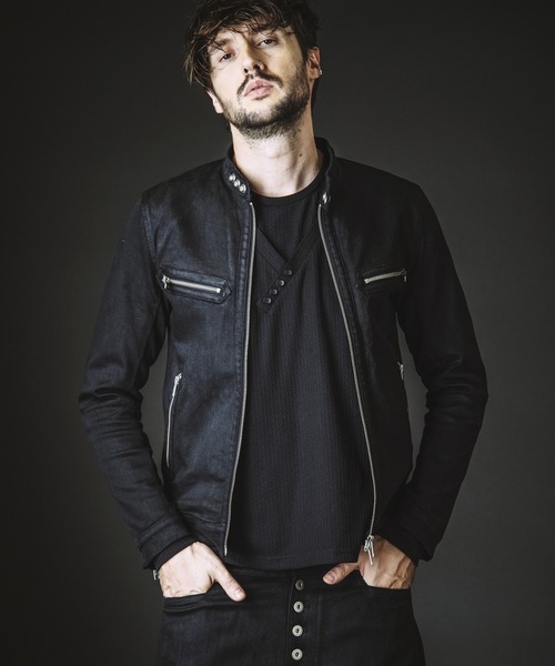 NO ID.（ノーアイディー） 革ジャン ライダース 「NO ID.」Coating