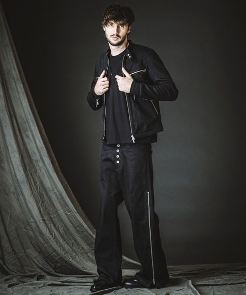 NO ID.（ノーアイディー） 革ジャン ライダース 「NO ID.」Coating