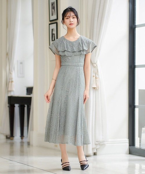 「niana」 ノースリーブワンピース M ブラック レディースの画像