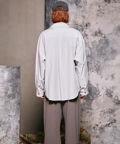 MAISON SPECIAL アイボリー 長袖シャツ MAISON SPECIAL アイボリー 長袖シャツ