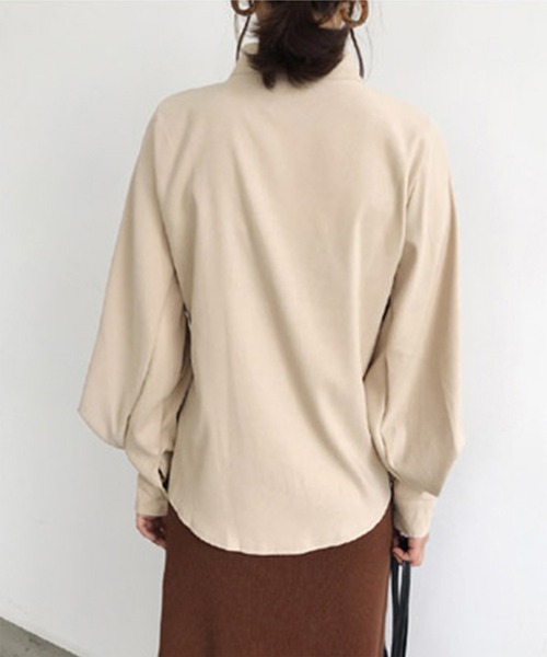 「aimoha」 長袖ブラウス X-LARGE ブラック レディース_画像7
