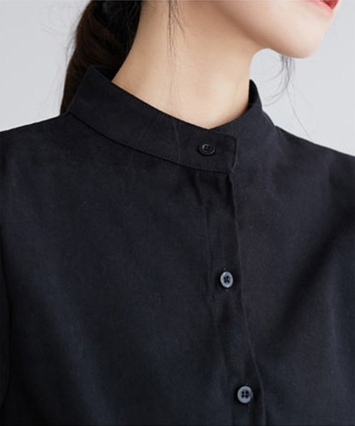 「aimoha」 長袖ブラウス X-LARGE ブラック レディース_画像9