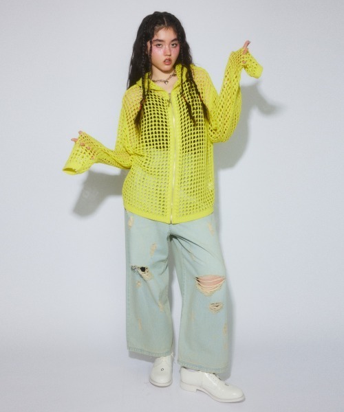 キャンディストリッパー MESH KNIT フーディー Candy Stripper（キャンディーストリッパー） パーカー MESH KNIT