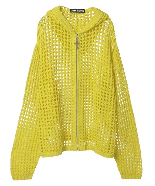 Candy Stripper（キャンディーストリッパー） パーカー MESH KNIT