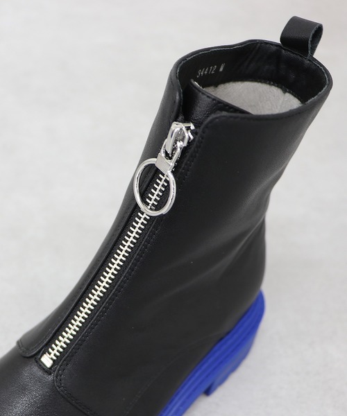 「NICAL」 ショートブーツ LL グレー レディース_画像7