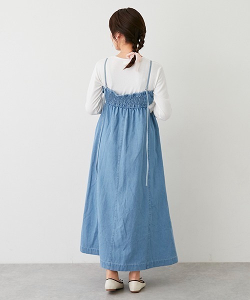 「petit main LIEN」 サロペットスカート FREE アイボリー レディース_画像3