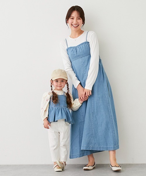 「petit main LIEN」 サロペットスカート FREE アイボリー レディース_画像4