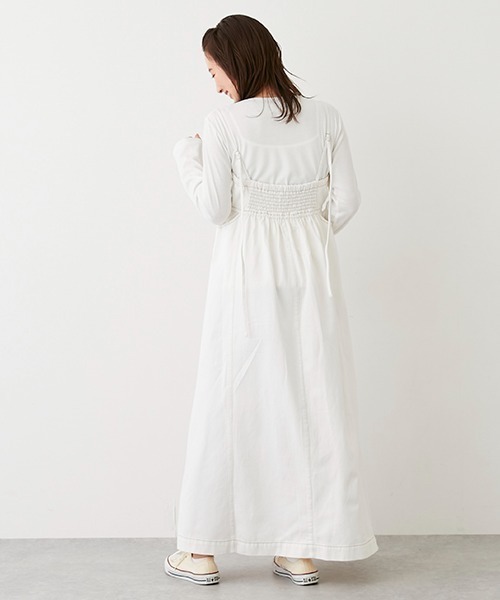 「petit main LIEN」 サロペットスカート FREE アイボリー レディース_画像5