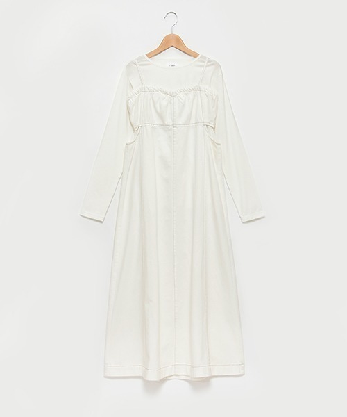 「petit main LIEN」 サロペットスカート FREE アイボリー レディース_画像7