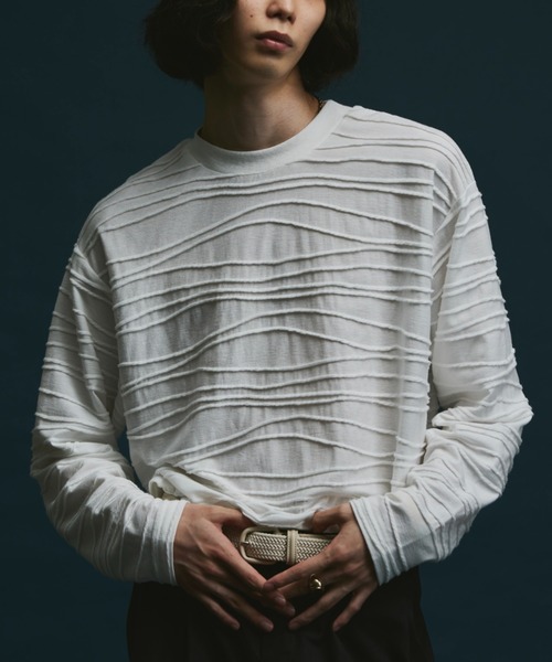 「soerte」 長袖カットソー 2 ホワイト レディース_画像2