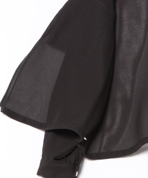 「INTERPLANET」 ブルゾン FREE チャコールグレー レディース_画像2