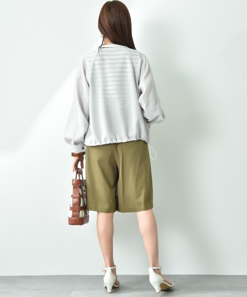 「INTERPLANET」 ブルゾン FREE チャコールグレー レディース_画像8