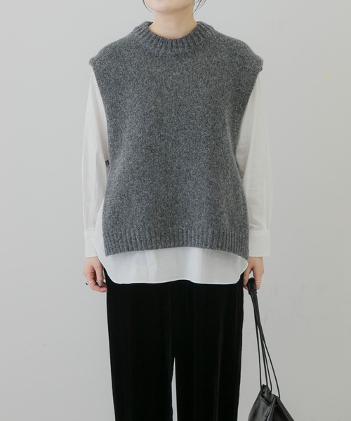 かぐれ ニットベスト FREE ベージュ レディース : ZOZOTOWN Yahoo!店