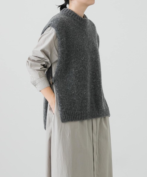 かぐれ ニットベスト FREE ベージュ レディース : ZOZOTOWN Yahoo!店