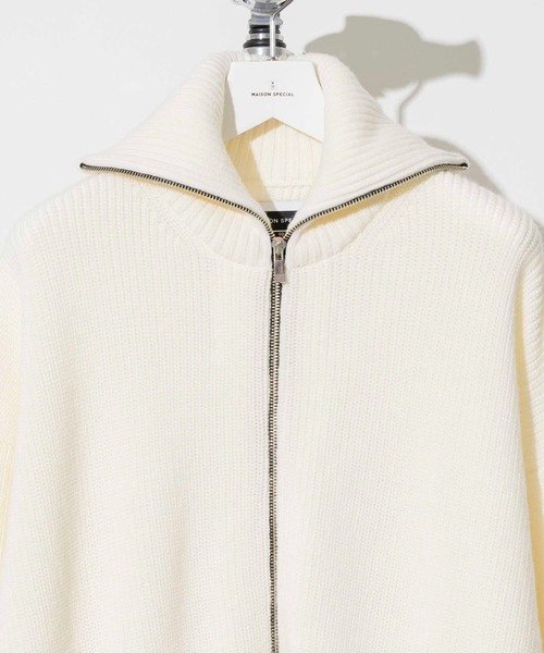 「MAISON SPECIAL」 カーディガン 1 オフホワイト メンズ_画像2