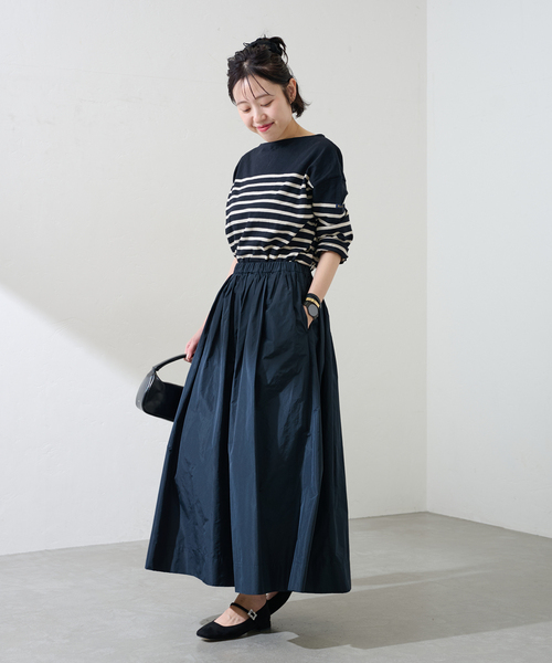 「LE TALON」 フラットパンプス 24cm シルバー レディース_画像3